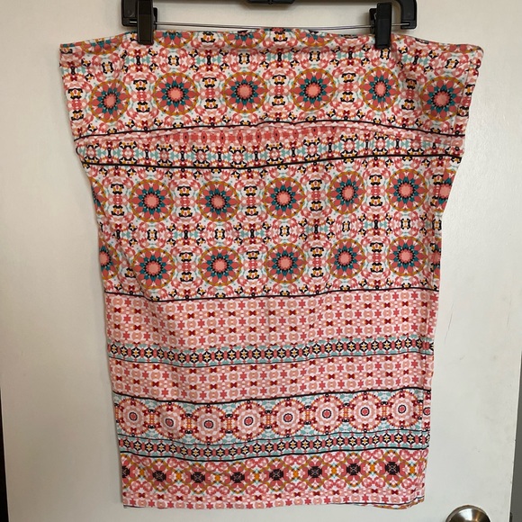 Torrid Mosaic Knit Fold Over Pencil Skirt - Size 2X - Picture 5 of 11